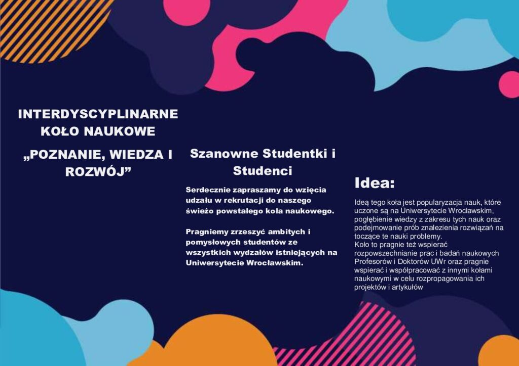 Plakat rekrutacyjny