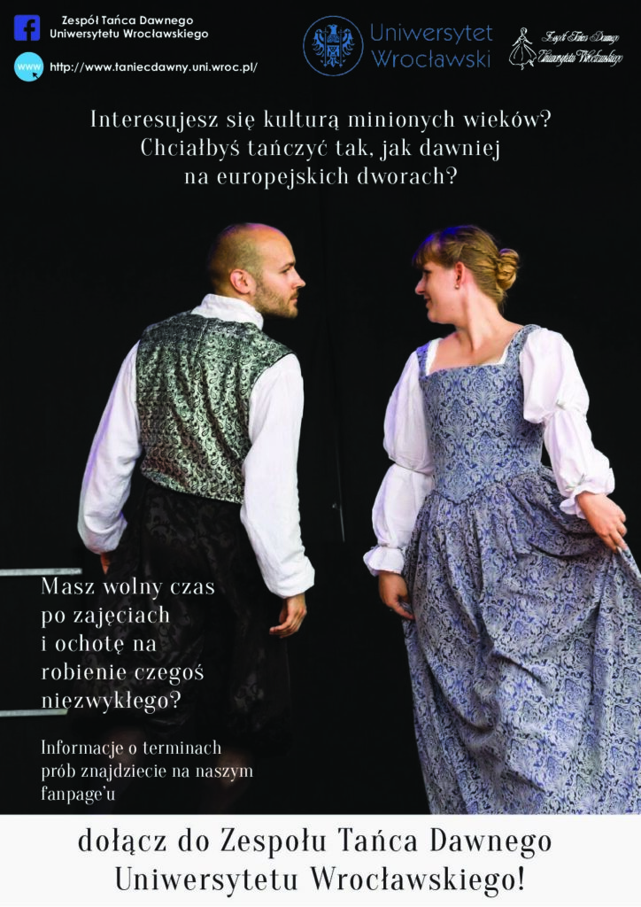 Plakat rekrutacyjny - tańcząca para